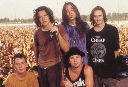Pearl Jam, un des groupes majeur du mouvement du grunge